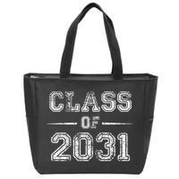 CLASS Of 2031 GROW WITH ME First Day Of School Zip Tote Bag