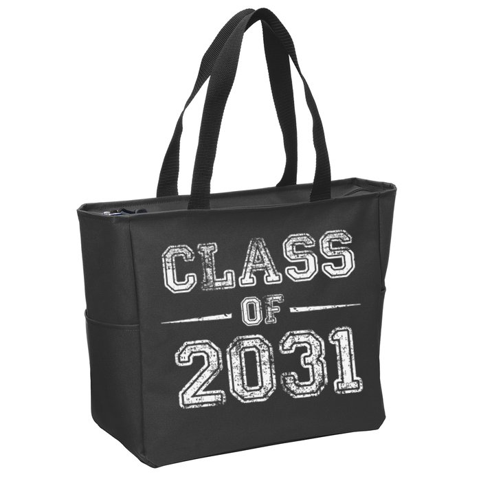 CLASS Of 2031 GROW WITH ME First Day Of School Zip Tote Bag