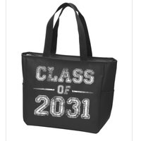 CLASS Of 2031 GROW WITH ME First Day Of School Zip Tote Bag