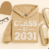 CLASS Of 2031 GROW WITH ME First Day Of School Hoodie