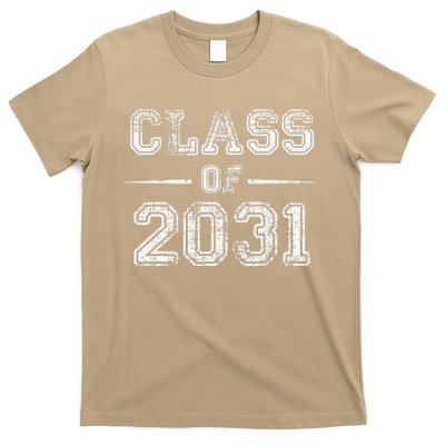 CLASS Of 2031 GROW WITH ME First Day Of School T-Shirt