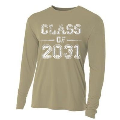 CLASS Of 2031 GROW WITH ME First Day Of School Cooling Performance Long Sleeve Crew
