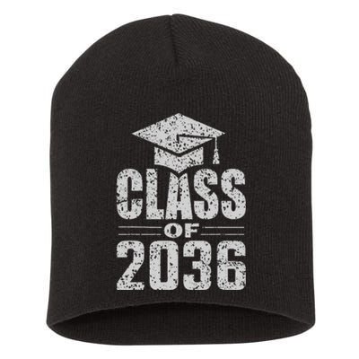 Class Of 2036 Grow With Me Vintage First Day Of School Short Acrylic Beanie