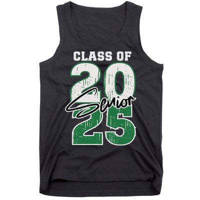 Class Of 2025 Senior Graduation 2025 Green Tank Top