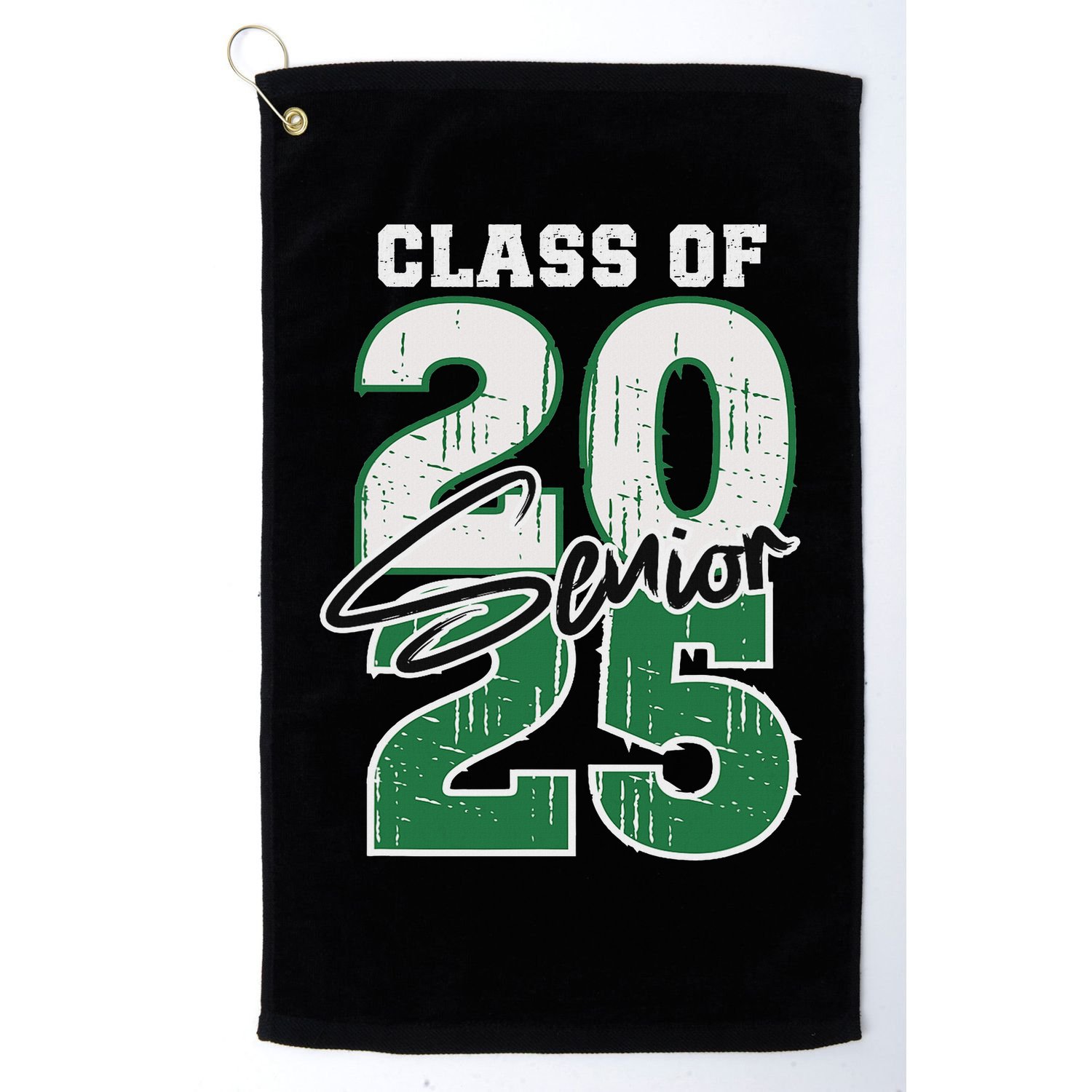 Class Of 2025 Senior Graduation 2025 Green Golf Towel