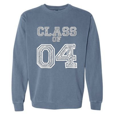 Class of 2004 for High School, College Class Reunion Garment-Dyed Sweatshirt