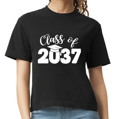 Class Of 2037 Grow With Me Comfort Colors Boxy T-Shirt