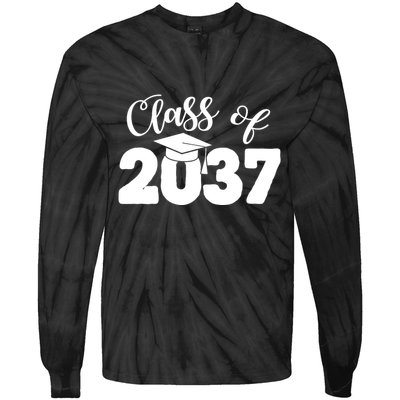 Class Of 2037 Grow With Me Tie-Dye Long Sleeve Shirt