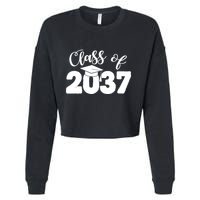 Class Of 2037 Grow With Me Cropped Pullover Crew