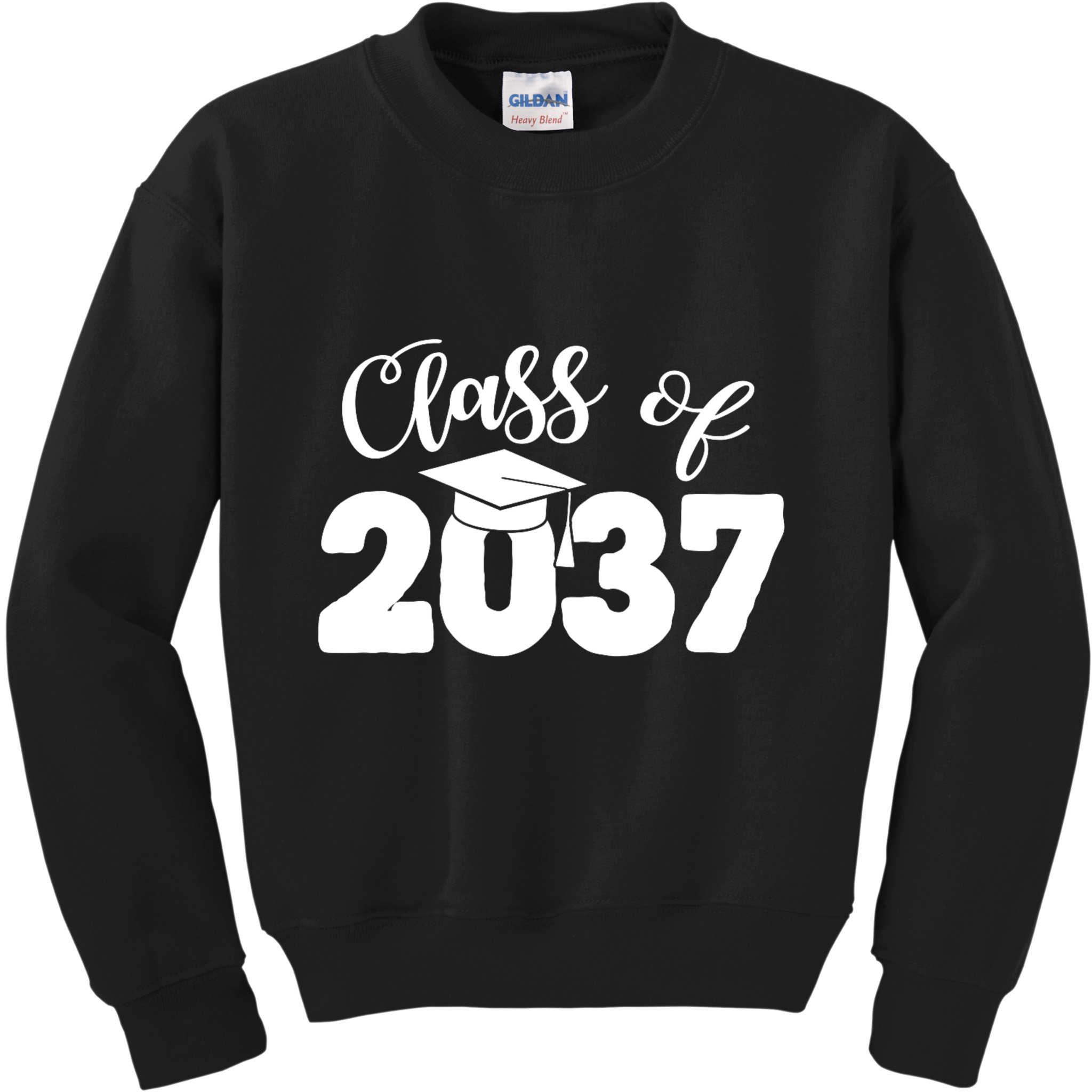 Class Of 2037 Grow With Me Kids Sweatshirt