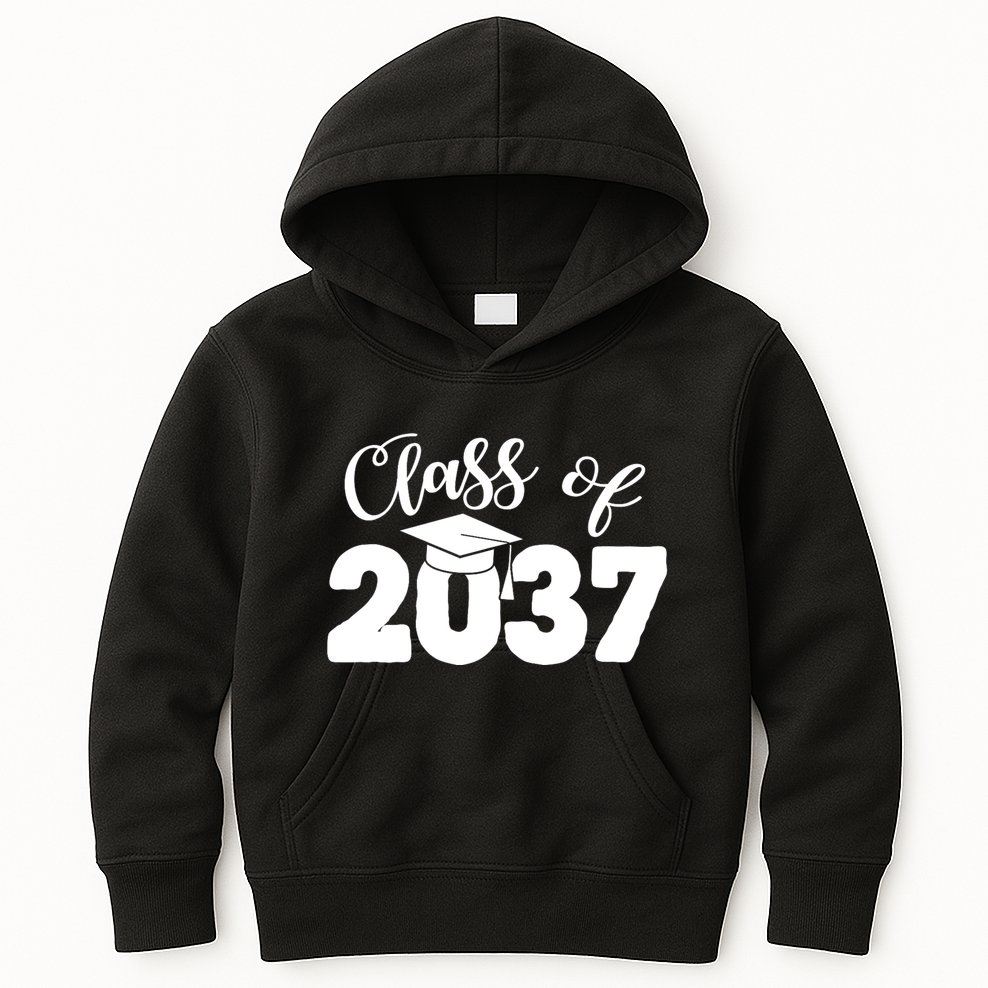 Class Of 2037 Grow With Me Kids Hoodie