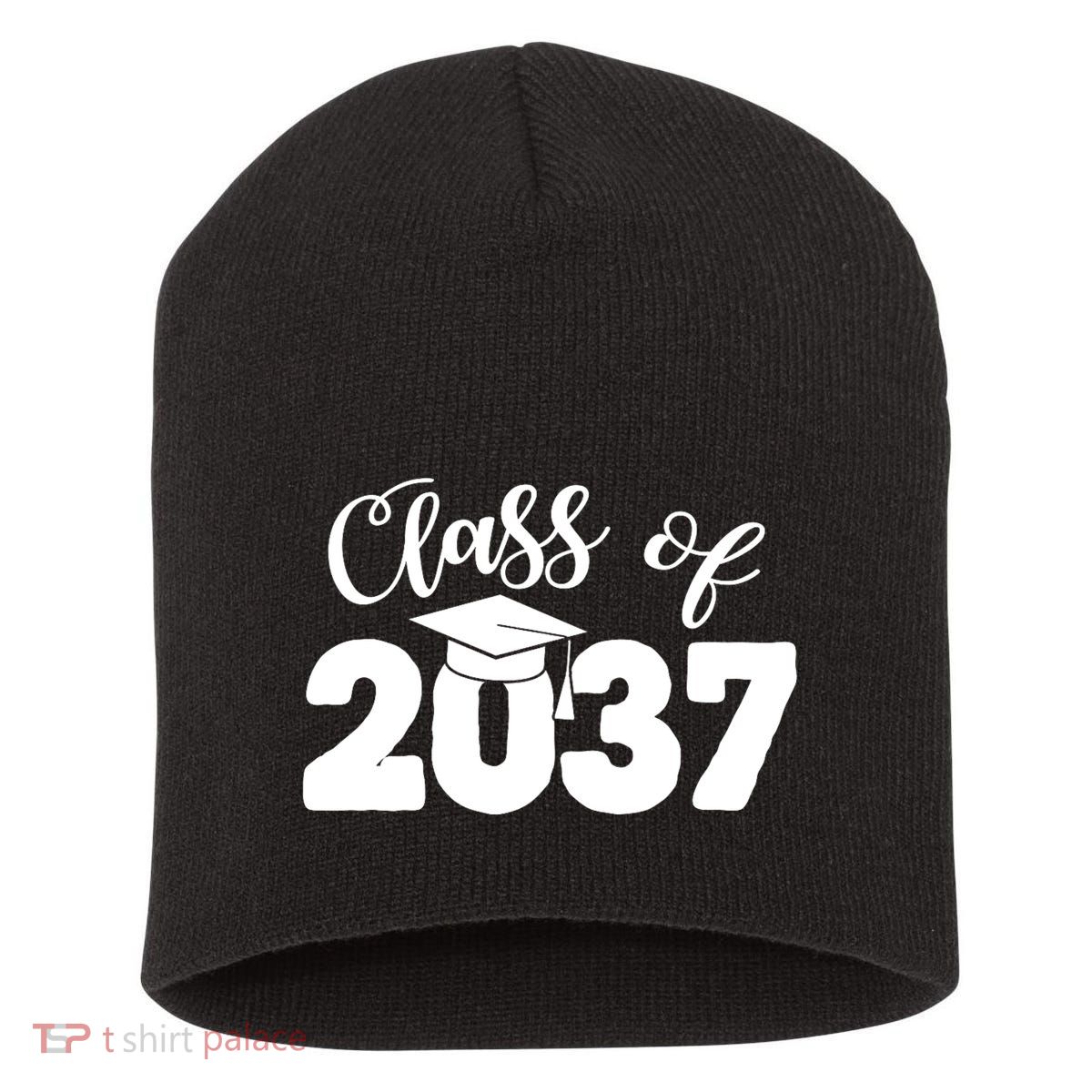 Class Of 2037 Grow With Me Short Acrylic Beanie