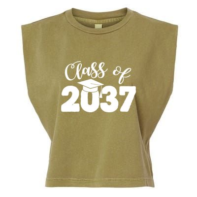 Class Of 2037 Grow With Me Garment-Dyed Women's Muscle Tee