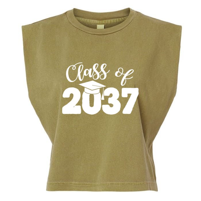 Class Of 2037 Grow With Me Garment-Dyed Women's Muscle Tee