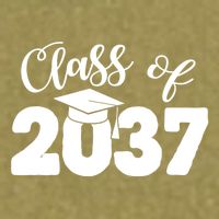 Class Of 2037 Grow With Me Garment-Dyed Women's Muscle Tee