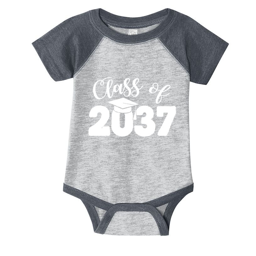 Class Of 2037 Grow With Me Infant Baby Jersey Bodysuit