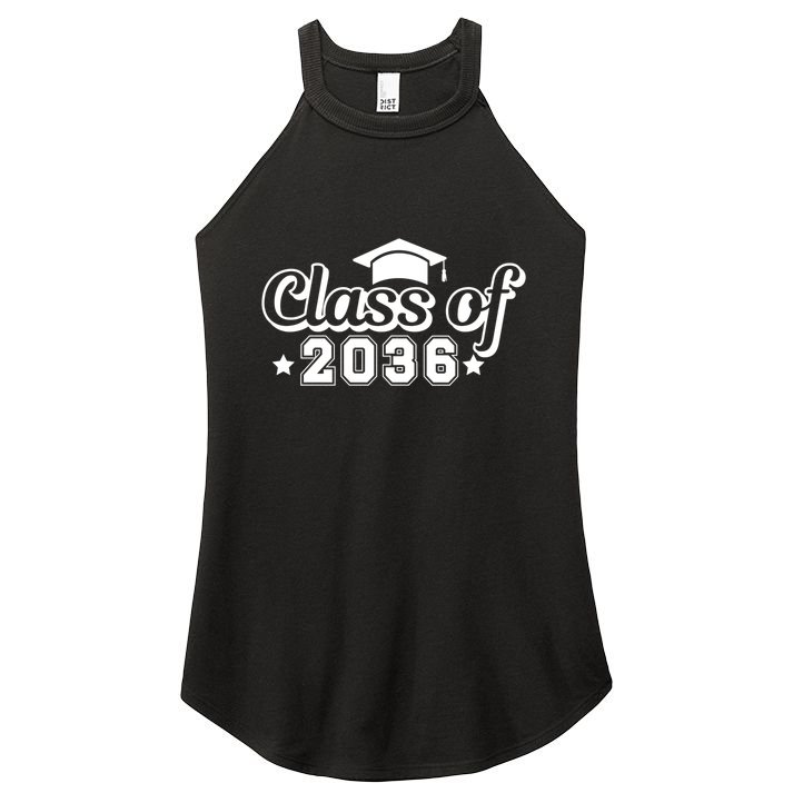 Class Of 2036 Grow With Me Gift First Day Of Kindergarten Gift Women's Perfect Tri Rocker Tank