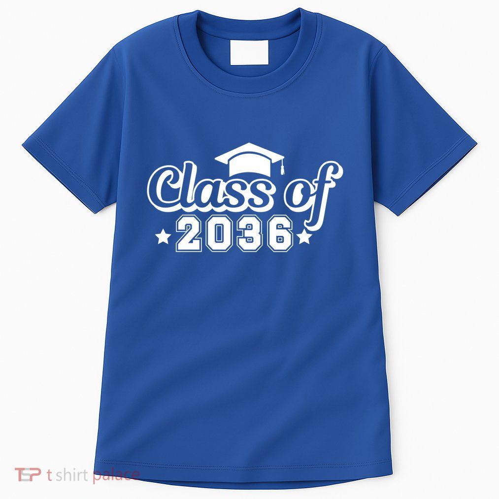 Class Of 2036 Grow With Me Gift First Day Of Kindergarten Gift Tall T-Shirt