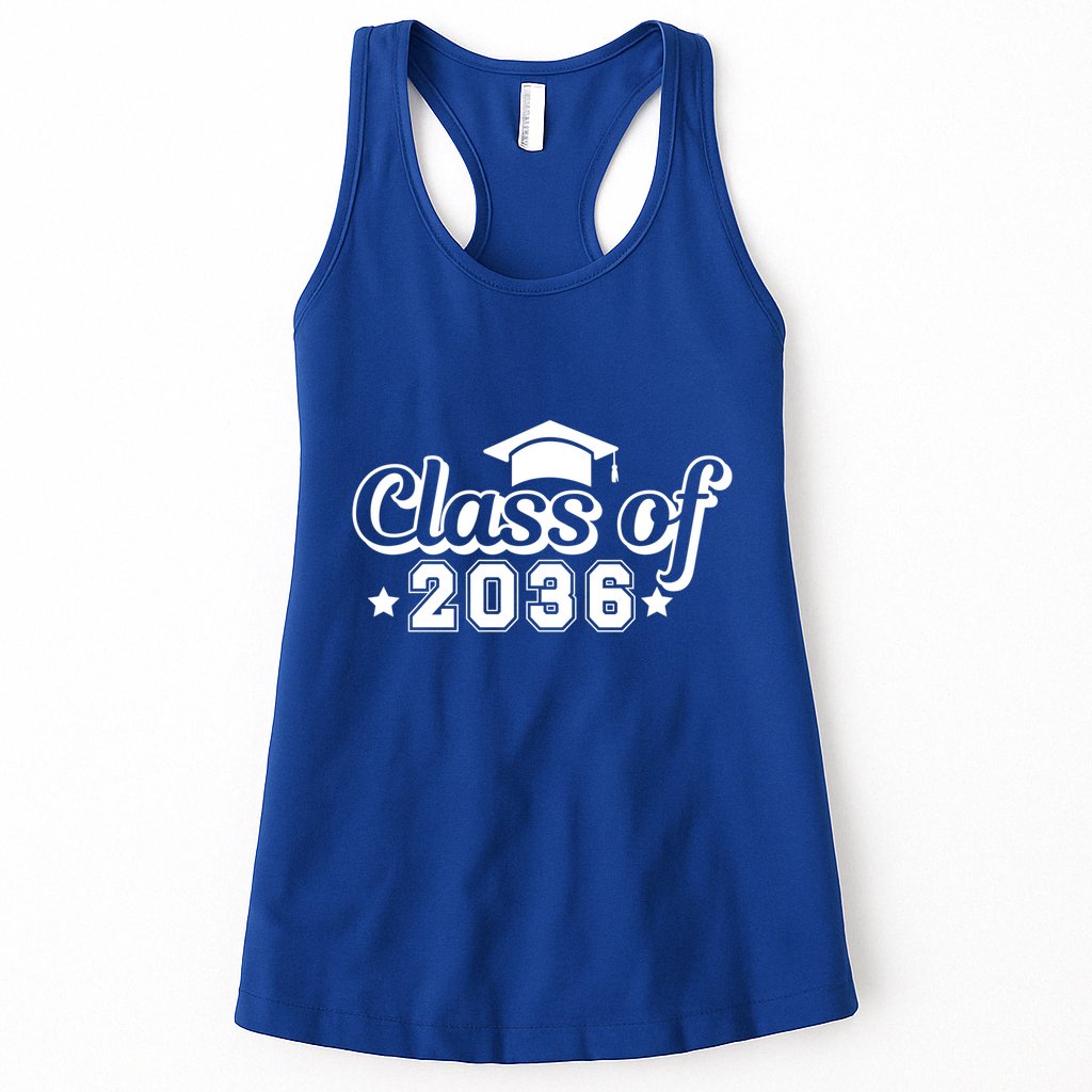 Class Of 2036 Grow With Me Gift First Day Of Kindergarten Gift Womens Tank Top