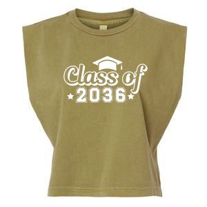 Class Of 2036 Grow With Me Gift First Day Of Kindergarten Gift Garment-Dyed Women's Muscle Tee