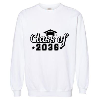 Class Of 2036 Grow With Me Gift First Day Of Kindergarten Gift Garment-Dyed Sweatshirt