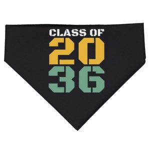 Class Of 2036 Grow With Me Graduation First Day Of School USA-Made Doggie Bandana