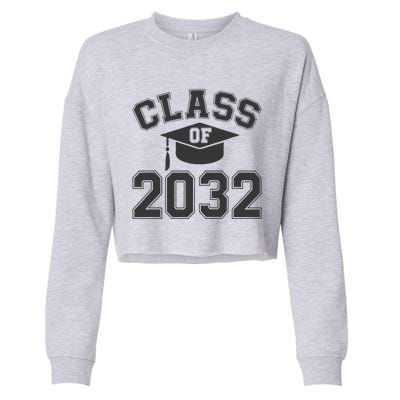 Class Of 2032 Grow With Me First Day Of Kindergarten Gift Cropped Pullover Crew