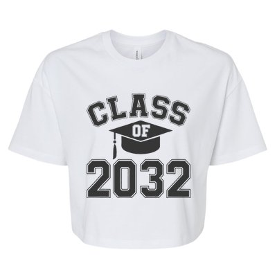 Class Of 2032 Grow With Me First Day Of Kindergarten Gift Bella+Canvas Jersey Crop Tee