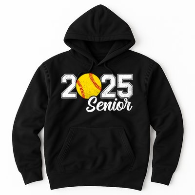 Class Of 2025 Softball Senior Retro Senior 2025 Softball Hoodie