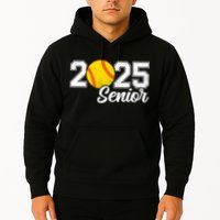 Class Of 2025 Softball Senior Retro Senior 2025 Softball Hoodie