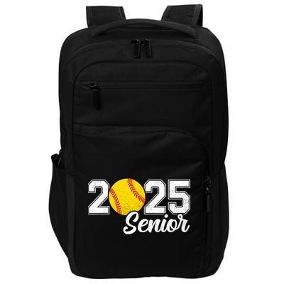 Class Of 2025 Softball Senior Retro Senior 2025 Softball Impact Tech Backpack