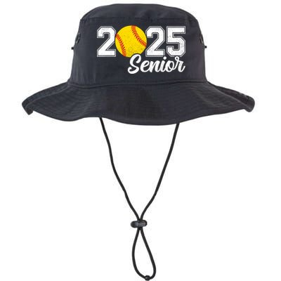 Class Of 2025 Softball Senior Retro Senior 2025 Softball Bucket Hat
