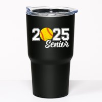 Class Of 2025 Softball Senior Retro Senior 2025 Softball Tumbler