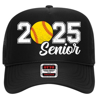 Class Of 2025 Softball Senior Retro Senior 2025 Softball Trucker Hat