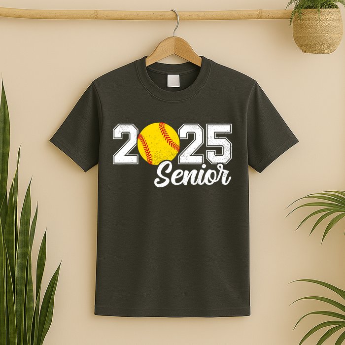 Class Of 2025 Softball Senior Retro Senior 2025 Softball T-Shirt