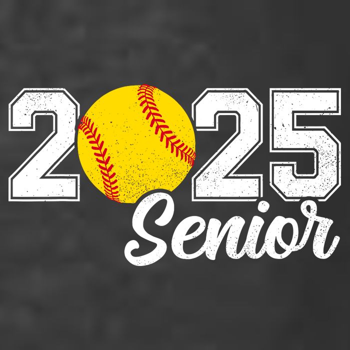 Class Of 2025 Softball Senior Retro Senior 2025 Softball T-Shirt