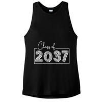 Class Of 2037 Grow With Me Ladies PosiCharge Tri-Blend Wicking Tank