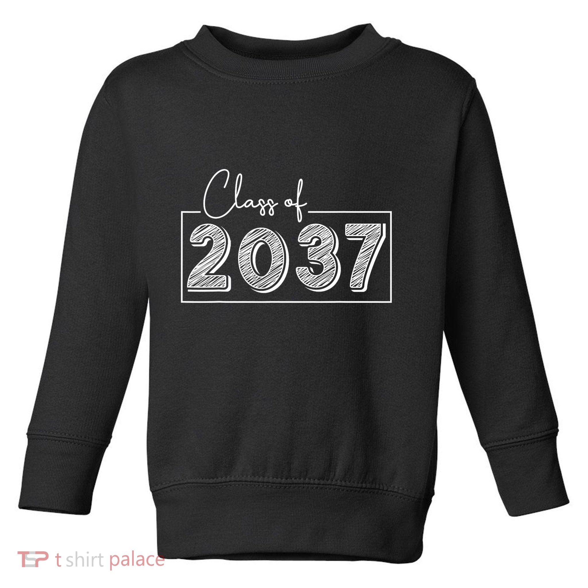 Class Of 2037 Grow With Me Toddler Sweatshirt