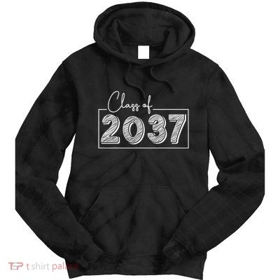 Class Of 2037 Grow With Me Tie Dye Hoodie