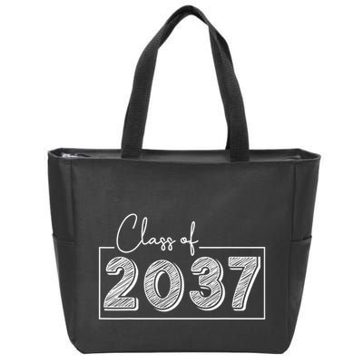 Class Of 2037 Grow With Me Zip Tote Bag