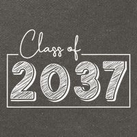 Class Of 2037 Grow With Me Cotton Canvas Backpack