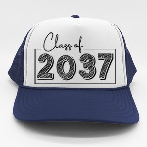 Class Of 2037 Grow With Me Trucker Hat