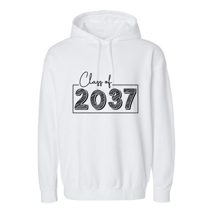 Class Of 2037 Grow With Me Garment-Dyed Fleece Hoodie