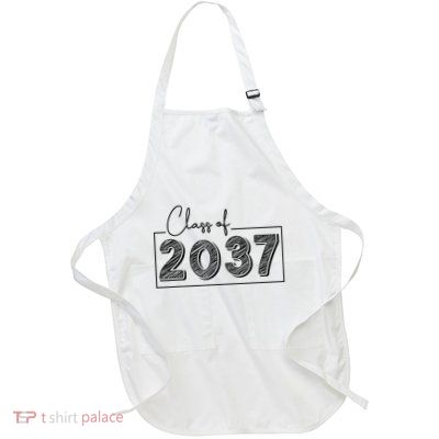 Class Of 2037 Grow With Me Apron
