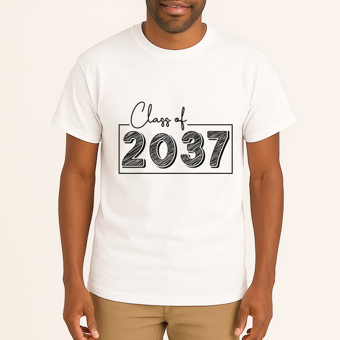 Class Of 2037 Grow With Me Tall T-Shirt