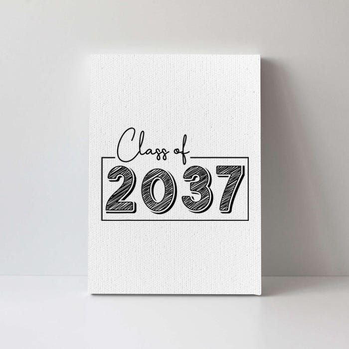 Class Of 2037 Grow With Me Canvas