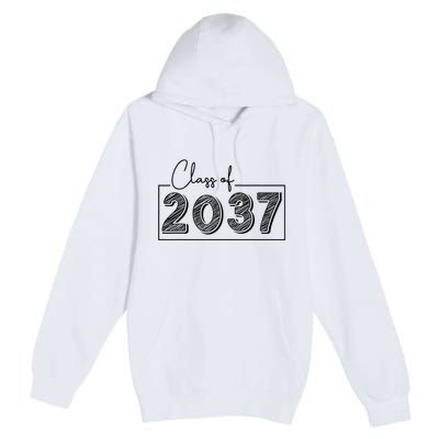 Class Of 2037 Grow With Me Premium Pullover Hoodie