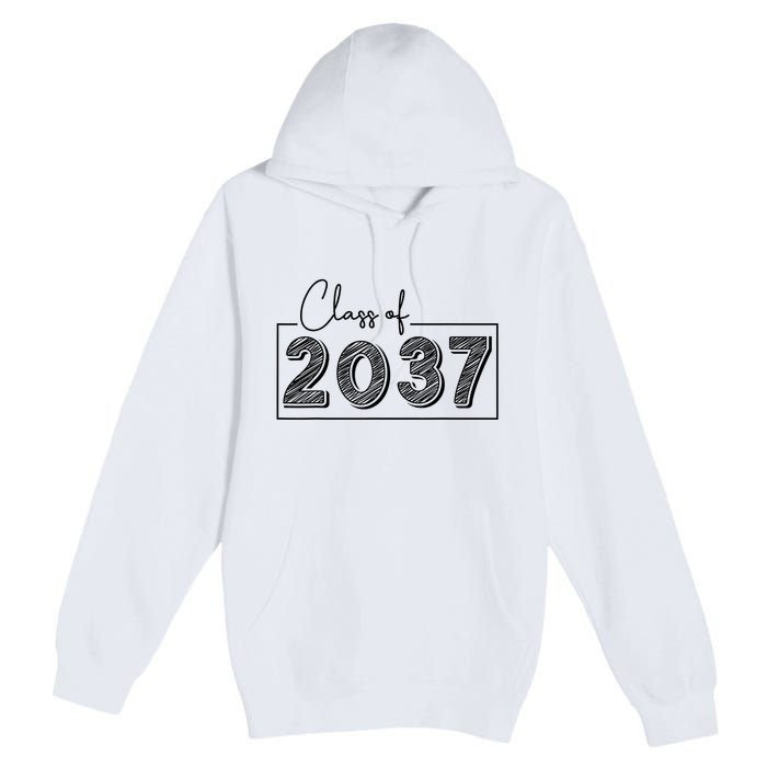 Class Of 2037 Grow With Me Premium Pullover Hoodie