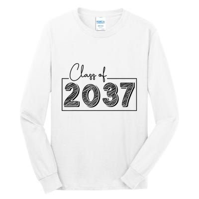 Class Of 2037 Grow With Me Tall Long Sleeve T-Shirt
