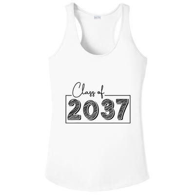 Class Of 2037 Grow With Me Ladies PosiCharge Competitor Racerback Tank